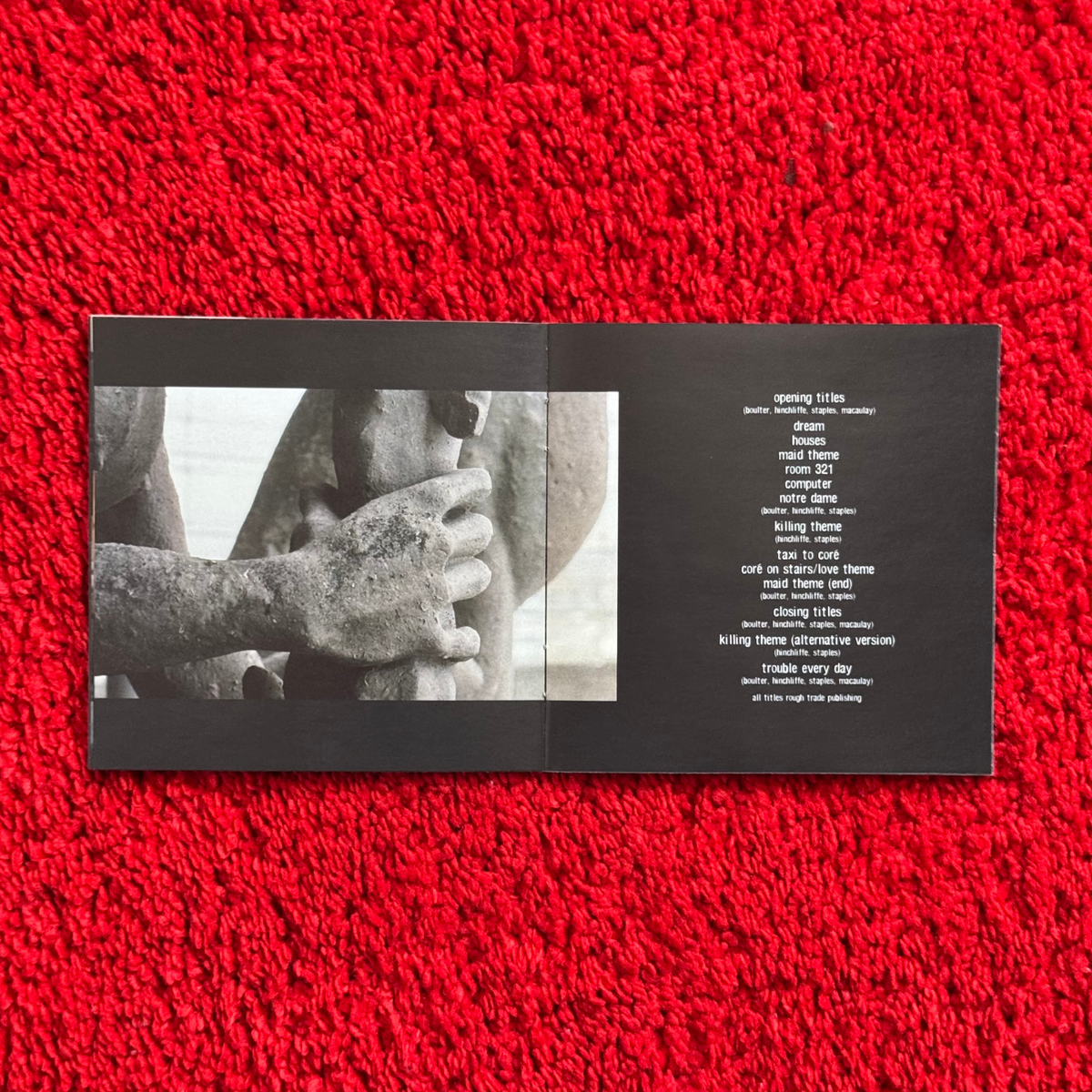 TROUBLE EVERY DAY (2001) SOUNDTRACK CD & BOOKLET