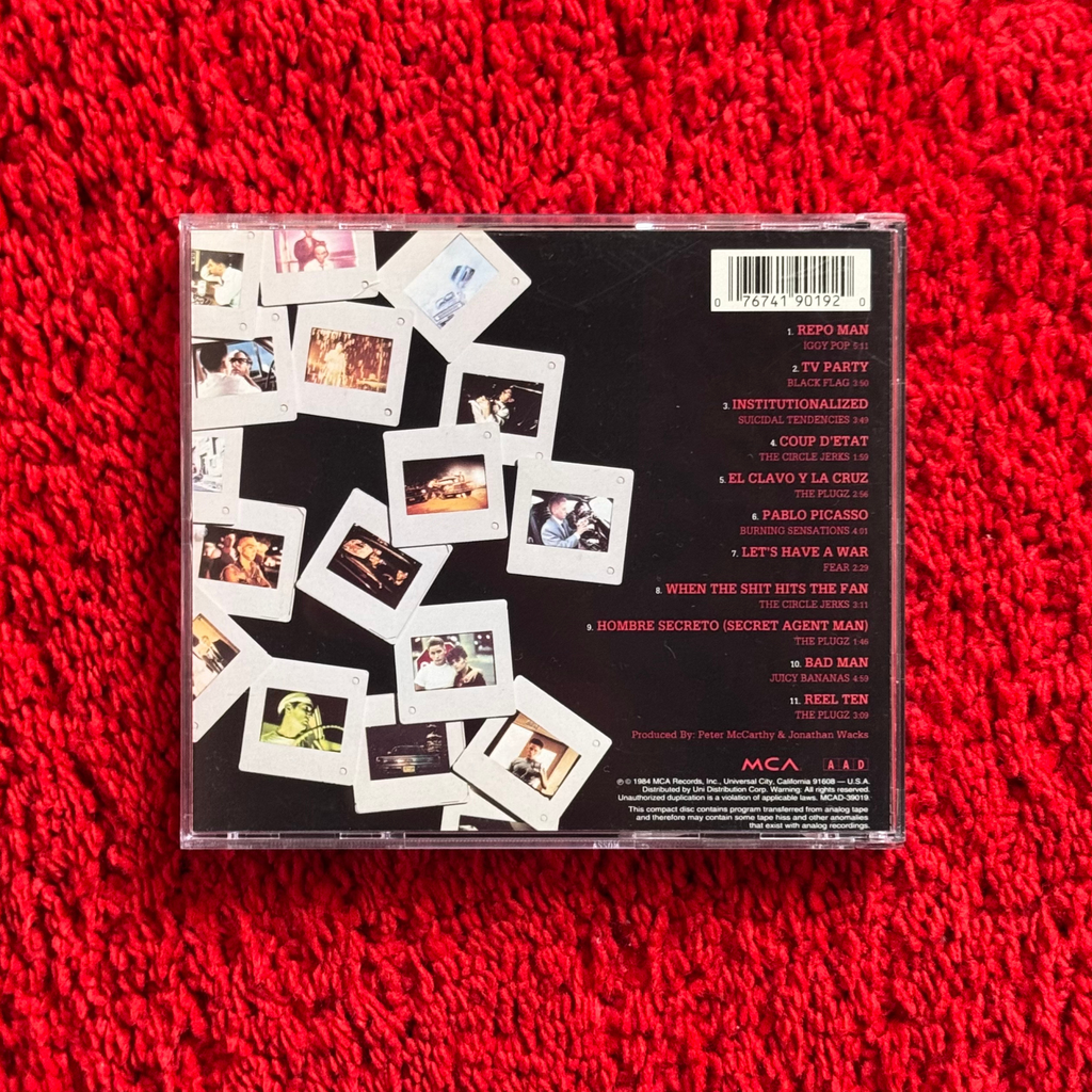 REPO MAN (1984) SOUNDTRACK CD