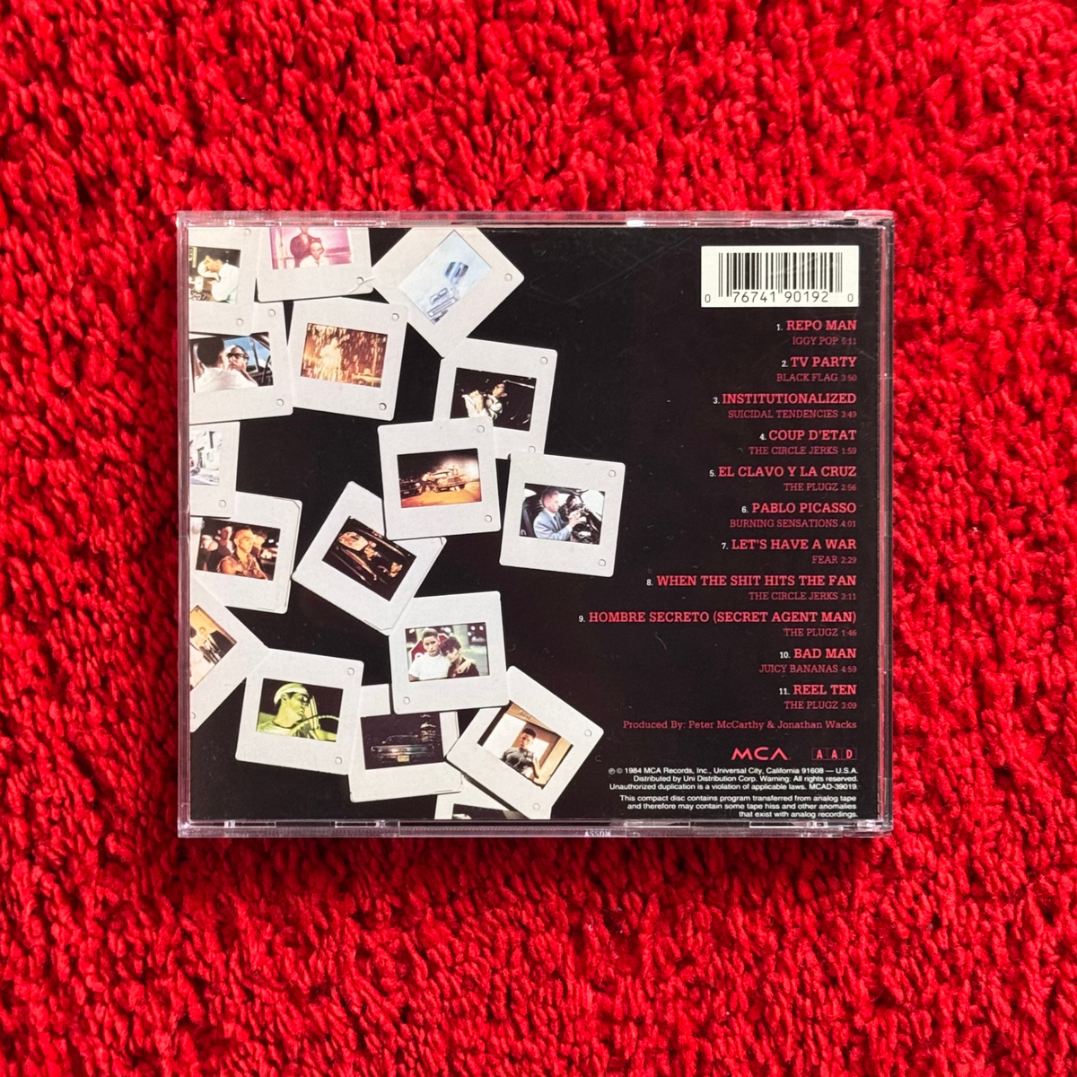 REPO MAN (1984) SOUNDTRACK CD