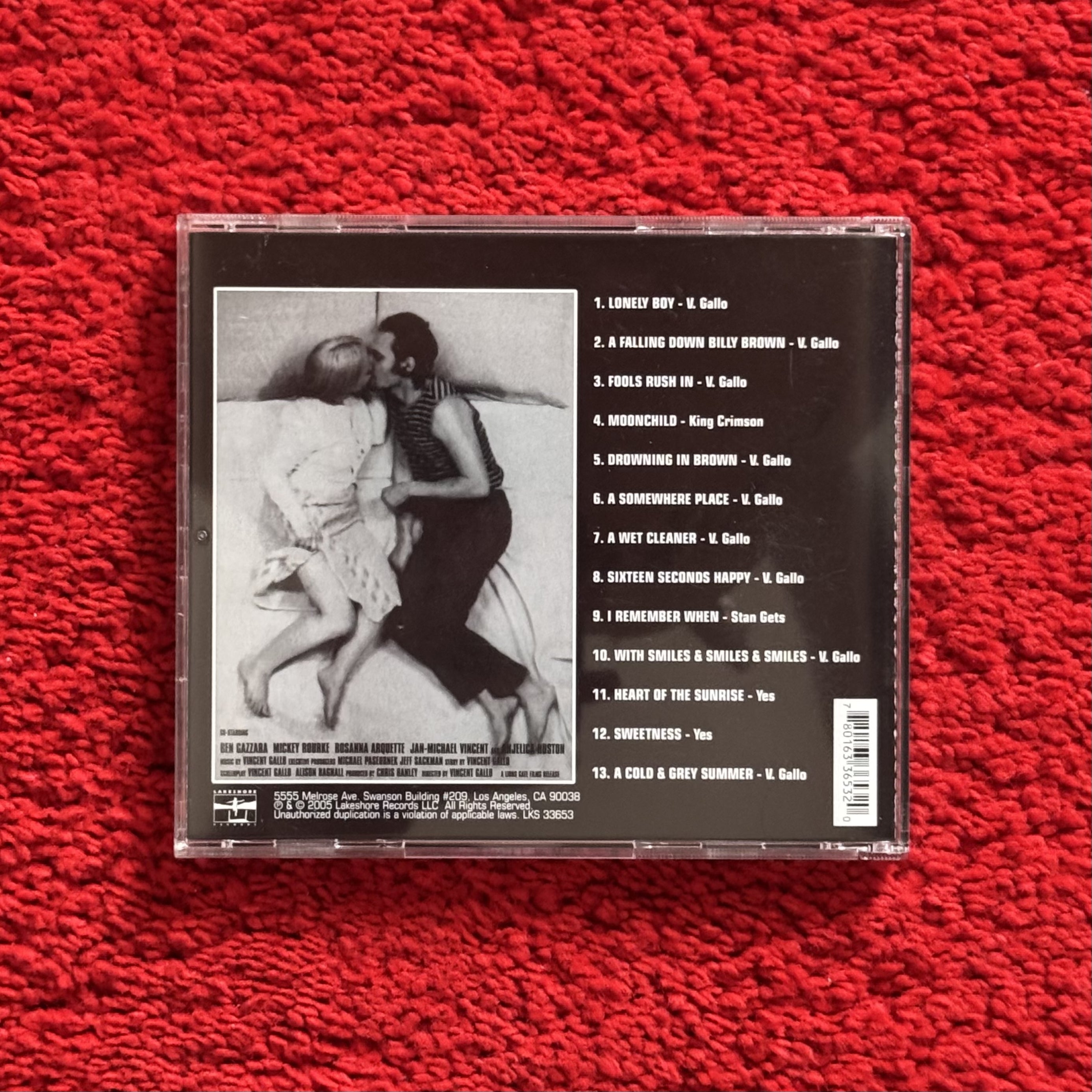 BUFFALO ’66 SOUNDTRACK CD