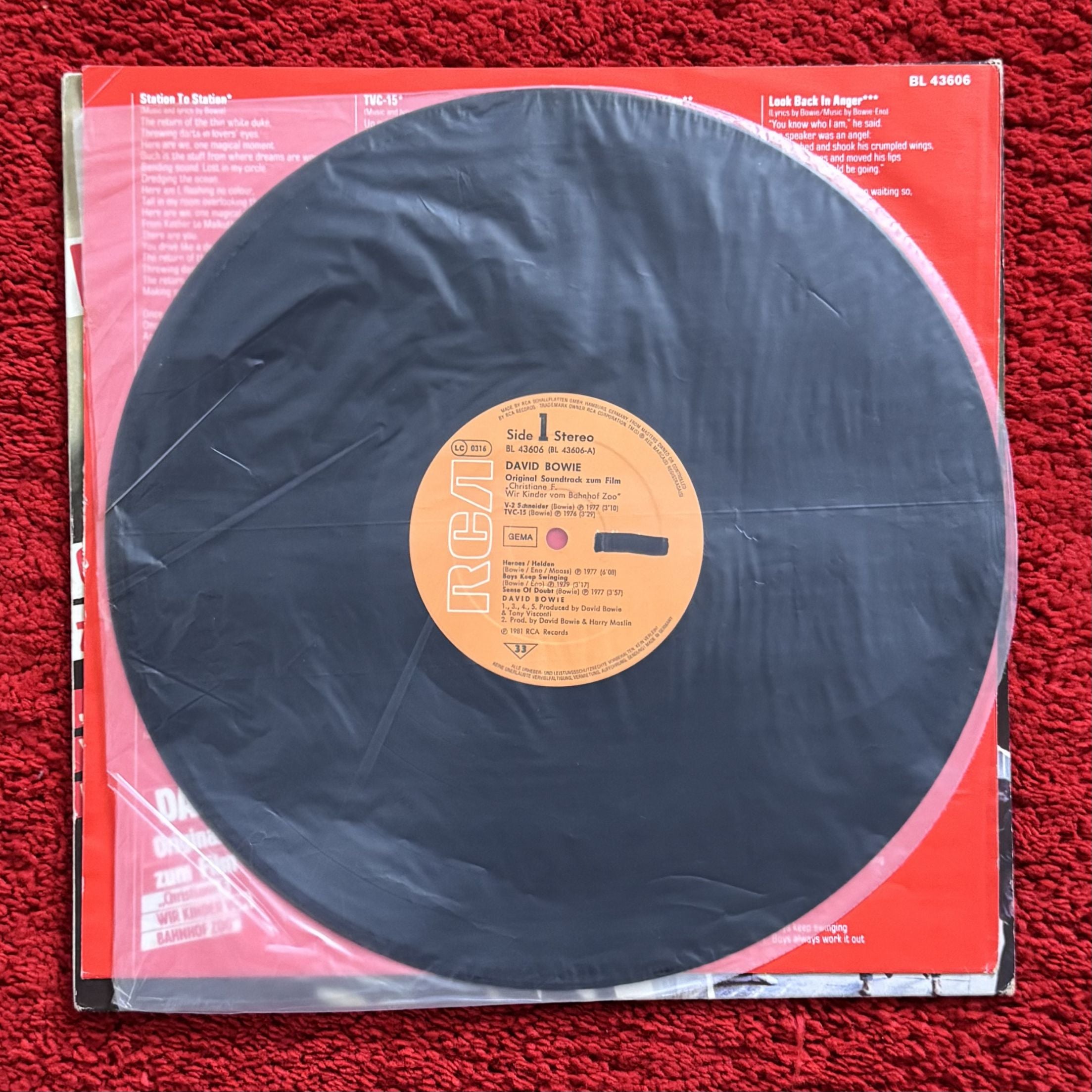 Christiane F. Soundtrack LP